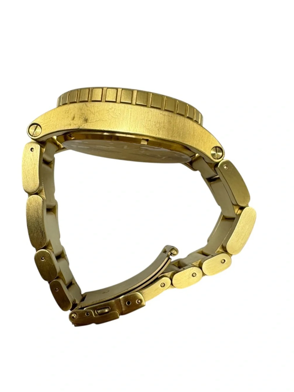 Nixon Men’s 51-30 Chronograph Watch, 51mm All Gold‎ Needs Battery Professional